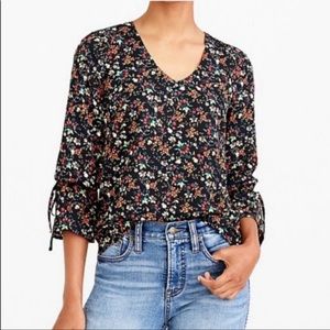 J.CREW Mercantile floral blouse